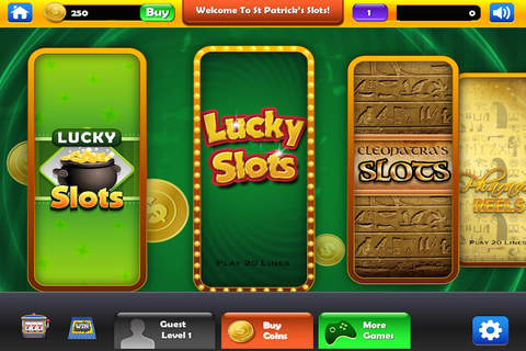 A Lucky Slots with St Patrick's Day Gold  - Irish St Paddy's Casino Game screenshot 4