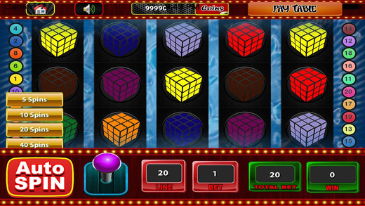 【免費遊戲App】Rubix's Cube Slot Mania!-APP點子