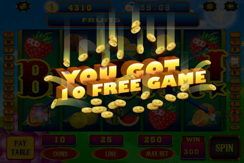 Slots Lucky Fruit Jelly Casino Games Deal Blast Free screenshot 4