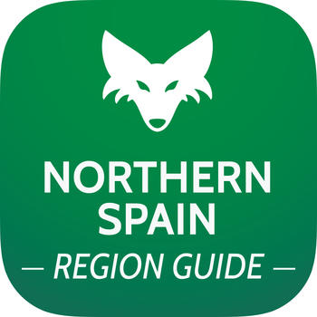 Northern Spain - travel guide with offline maps from for sights, tours and hotels in San Sebastián, Bilbao and Santiago de Compostela LOGO-APP點子