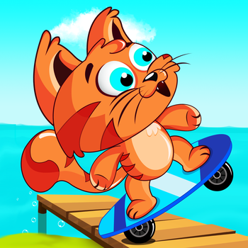 Little Cat Fur Thief : Boo’s Skate Race Fun Food Ride - Pro 遊戲 App LOGO-APP開箱王