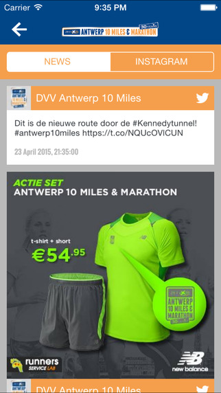 【免費健康App】DVV Antwerp 10 Miles & Marathon-APP點子