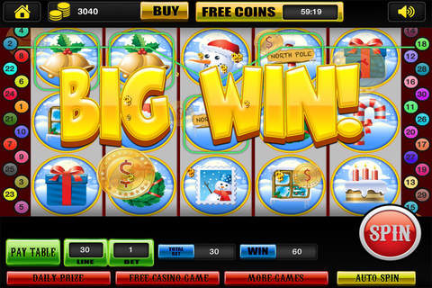 777 Royale Winter Snow Slot Machine Bonanza - Play Skyhigh Rich-es Iceberg in Wonderland Casino Free screenshot 2