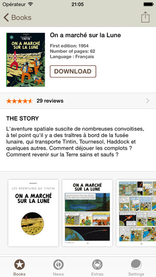 【免費書籍App】Les Aventures de Tintin-APP點子