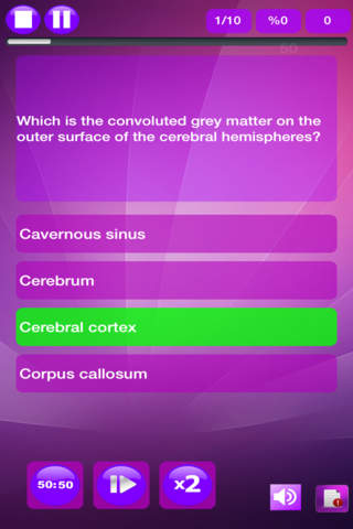Human Nervous System Trivia Game screenshot 3