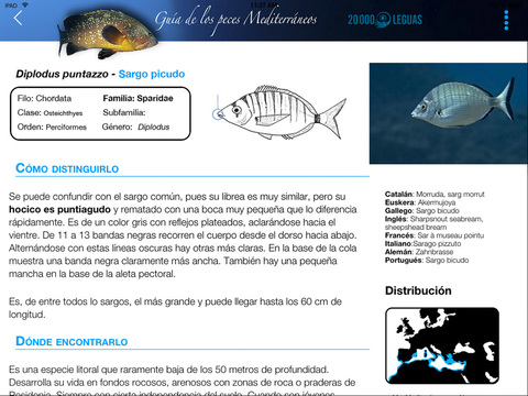 Guía de Peces Mediterráneos screenshot 3