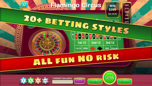 【免費遊戲App】Flamingo Sun Circus Roulette - FREE - Exotic Vegas Casino Game-APP點子