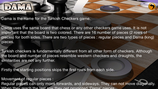 Dama Turkish Checkers
