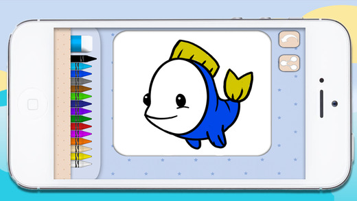 【免費教育App】Color aquatic and sea animals - coloring books-Premium-APP點子