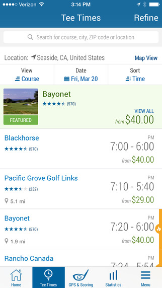 【免費運動App】GolfNow - Golf GPS Tracker, Tee Times, Scorecard, Range Finder & Golf Course Deals-APP點子