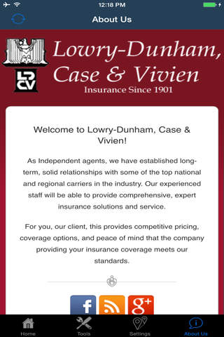Lowry-Dunham, Case & Vivien Insurance screenshot 4