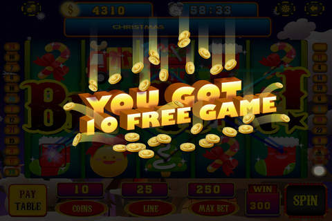 Christmas Seasons Slots - Vegas Party Fever! Play Real Casino Slot Pro screenshot 3