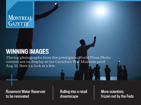 Montreal Gazette for iPad screenshot 2