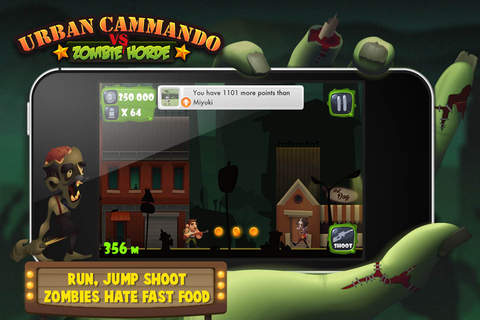 Urban Cammando vs Zombie Horde 2 Pro screenshot 2