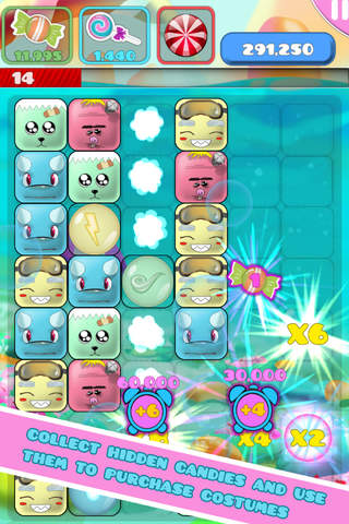 SUGARMONS (Sugar Monsters) - First Custom Match 3 Puzzle Game! screenshot 4