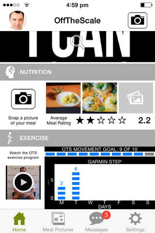 OffTheScale Nutrition App screenshot 2