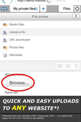 iUploader Pro™ - Uploads files to websites and document manager screenshot 4