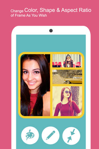 Photo collage blender - multi pic frame & template screenshot 2