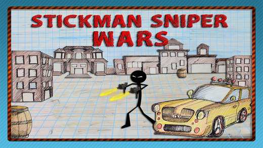 Stick-Man Sniper Wars : Angry Doodle Hero vs Cartoon Assassin Gangster FREE