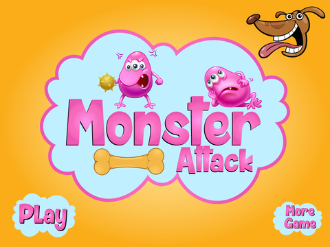 【免費遊戲App】Monster Attack - Fetch bones and save the cute puppy dog from angry monster-APP點子