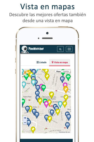 PlanWatcher Consigue de forma personalizada las mejores ofertas de Groupon, Groupalia, LetsBonus, Offerum y muchas más. Disfruta de planes de ocio, compras y viajes. screenshot 2