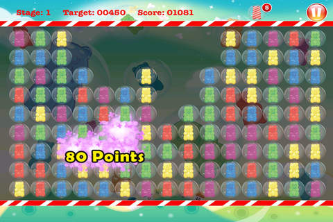 An Addictive Gummy Bear - Bubble Buster Mania Game FREE screenshot 3