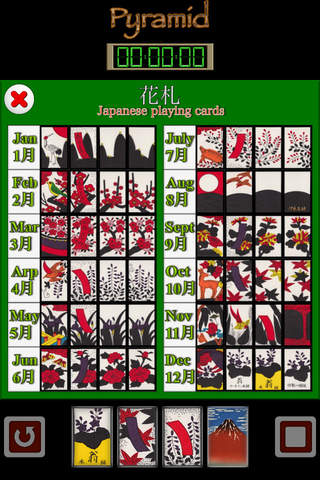 Pyramid of Japanese playing cards PVN screenshot 2