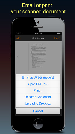 【免費商業App】Fast Scanner : Quickly scan images + books + receipts into PDF document file-APP點子