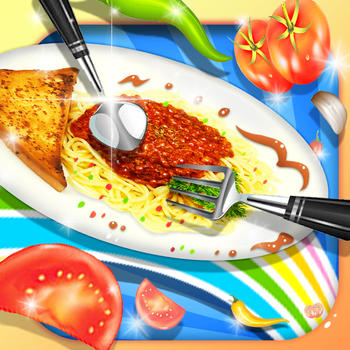 Kid's cooking class-spaghetti LOGO-APP點子