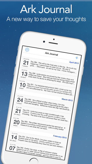 Ark Journal Lite - An Easy Way to Keep a Diary