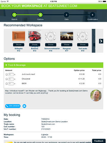 【免費商業App】Seats2meet.com Workspace & Meetingspace booking app-APP點子