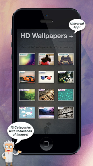 HD Wallpapers + for iPad Air iPhone iPod Touch and iPad Retina [Free Universal]