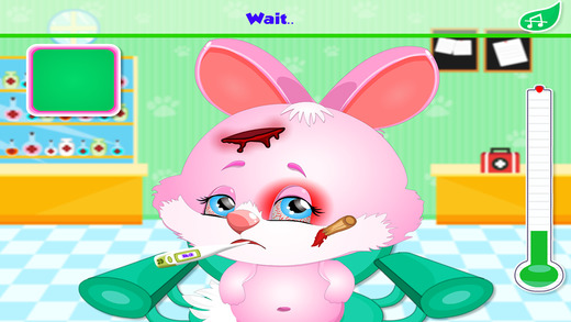 【免費遊戲App】Cute Bunny Face Injury-APP點子