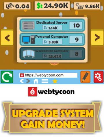 【免費遊戲App】Web Tycoon-APP點子