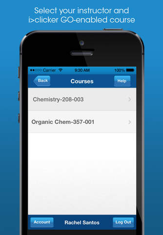 i>clicker GO – Mobile Classroom Clicker screenshot 2