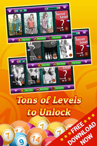 Bingo Lady Blitz - Practise Your Casino Game and Daubers Skill for FREE ! screenshot 2