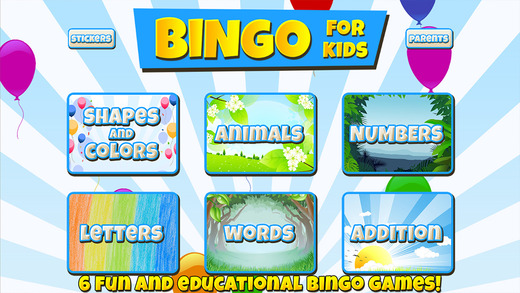 Bingo for Kids School Edition