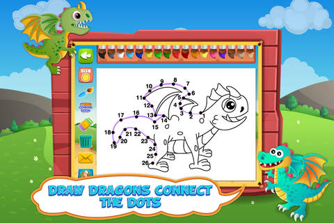 Dragons Activity Center Puzzle Game For Kids screenshot 3