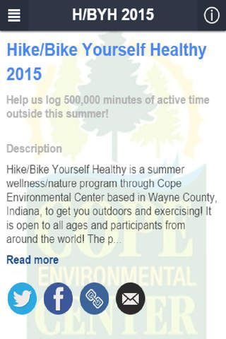 Hike/Bike Yourself Healthy screenshot 2