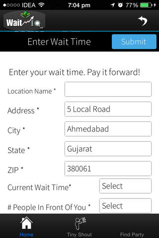 WaitIQ - Crowdsourcing of Wait Times for Any Location screenshot 4