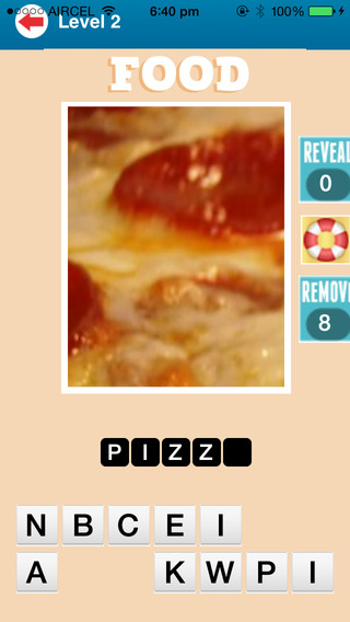 【免費遊戲App】Close Up Food Quiz Game-APP點子