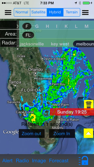 Florida US NOAA Instant Radar Finder Alert Radio Forecast All-In-1 - Radar Now