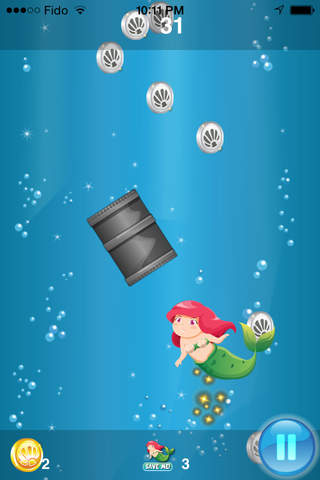 Little Mermaid Adventures - Fun Mermaids Adventure Through Water screenshot 4