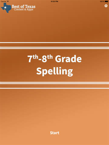 【免費教育App】Best of Texas 7th-8th Grade Spelling-APP點子