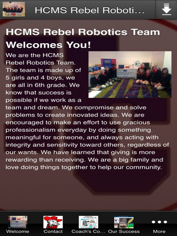 【免費商業App】HCMS Rebel Robotics Team-APP點子