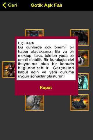 Gotik Aşk Falı screenshot 2