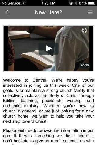Central Baptist screenshot 2