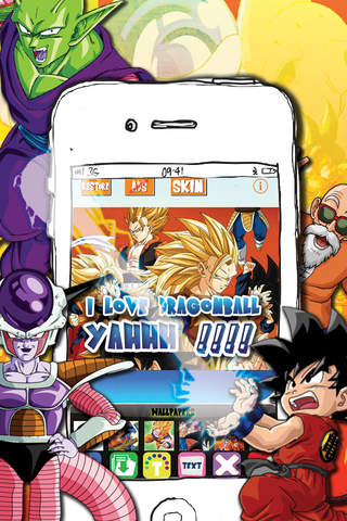 CCMWriter - Manga & Anime Studio Design Text and Photo Camera " Super Saiyan Dragon Ball " screenshot 2