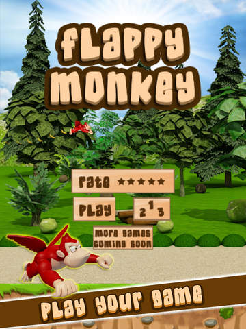 【免費遊戲App】Flappy Monkey Lite .-APP點子