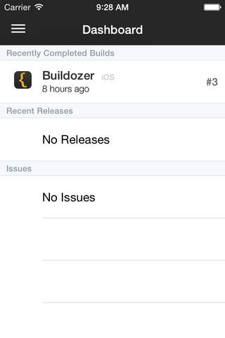 Buildozer screenshot 2